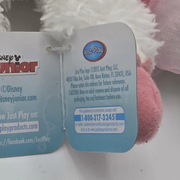 Disney Doc McStuffins Lambie Plush Toy - Pink & White - Picture 10 of 10